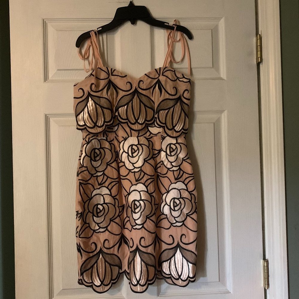 Gianni Bini Tie Strap Mini Dress